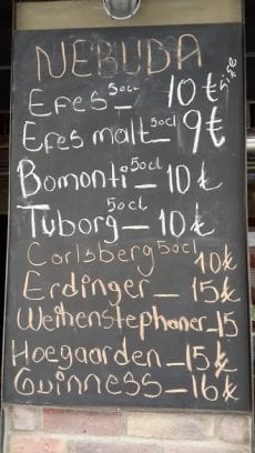 Kadıköy bira fiyatları