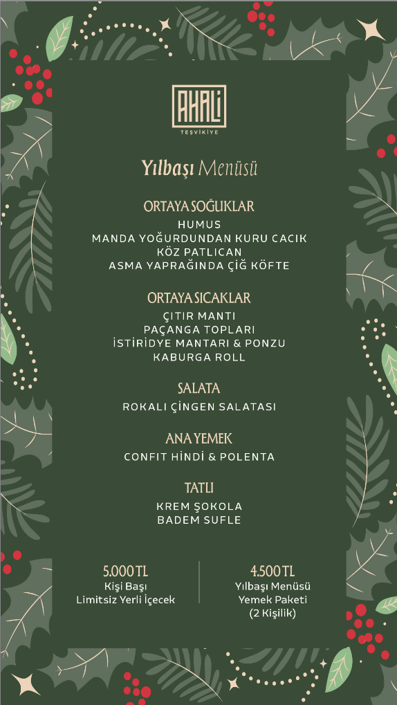 ahali yılbaşı programı