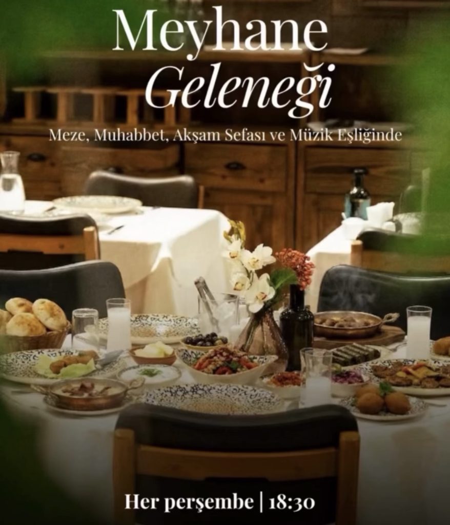 Meyhane geleneği gelenek anadolu